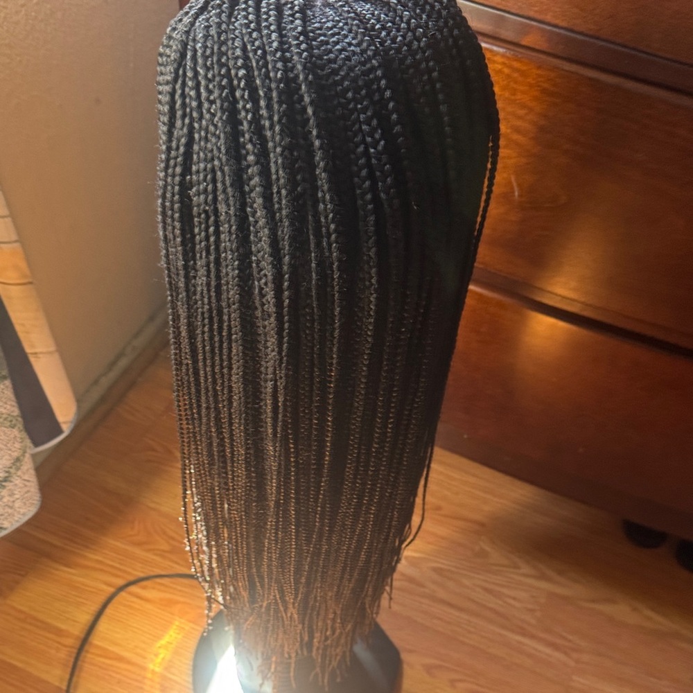 Elegant Black Braided Wig
